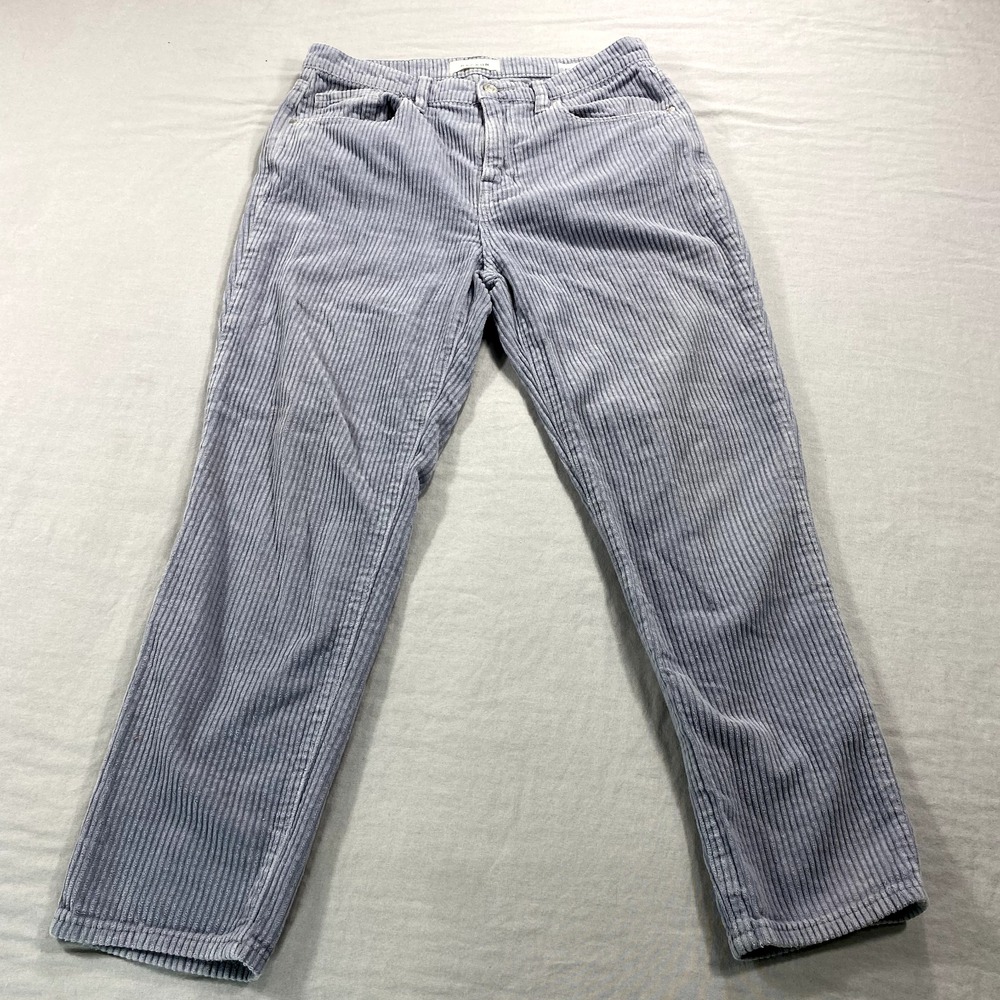 PacSun Pants Womens 29 Gray Corduroy Vintage Icon High Rise Straight Leg
